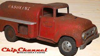 1957 Tonka Gasoline Tanker Semi Truck Restoration