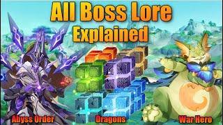 All World Boss Lore Explained - Genshin Impact 5.2 Lore & Theory