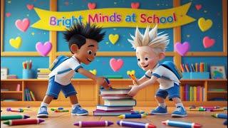 Bright Minds at School | Fun Educational Song for Kids | Learning Through Music