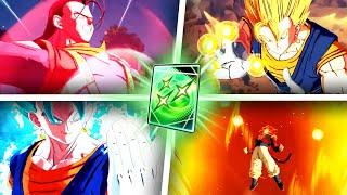 Using EVERY Green Card in Dragon Ball LEGENDS!