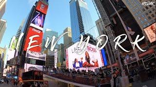 [미국닭발] 4K 미국여행 고프로8로 촬영한 New-York, Boston, Washington 크리스마스 여행 !