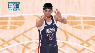  LIVE NOW! USA vs France Full Game | 2024 Olympic Men's Basketball Live | Gold Medal Game | 2K24