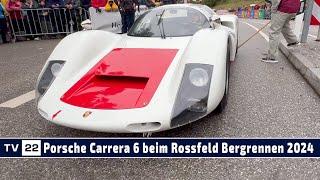 Wiederholungsfahrt nach 60 Jahren: Porsche 906 Carrera 6 mit Rudi Lins beim Rossfeld Bergrennen 2024