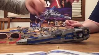 Time-Lapse Lego Resistance X-Wing Build