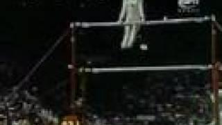 Nadia comaneci-first perfect ten in history (1976 Montreal)