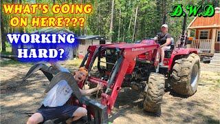 UBER ATTACKS! | tractor , vlog, couple builds tiny house, homesteading off-grid rv life, rv living |