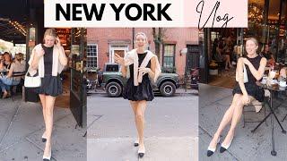 NYC VLOG: NYFW Pop Ups, Fall Shopping, Aperitivo Hour, Running around the City