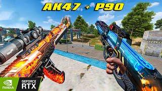 AK47 Hellhound + P90 random squad Blood strike max graphic