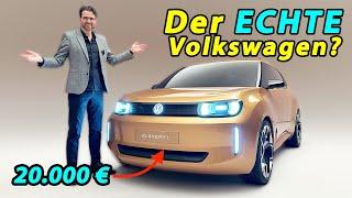 Dieser 20.000 Euro VW ID1 oder ID up! ist der erste Volkswagen mit Rivian-Technologie!