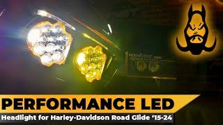 HOGWORKZ® Performance LED Headlight for Harley-Davidson® Road Glide '15-'24