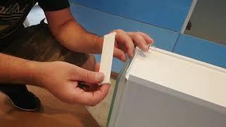 Ikea Maximera glass side drawer installation