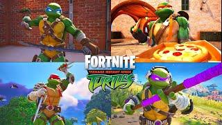 TMNT Squads Match - Fortnite (4K 60FPS) #1 Victory Royale