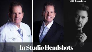 In Studio Professional Headshot Set Up with Actual Proofs!