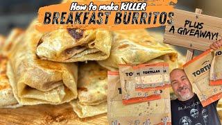 Killer Breakfast Burritos - Tortilla Familiia Giveaway!