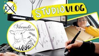 STUDIO VLOG May 2021 | Surprise package and creating logotypes | Kallerhult Creations