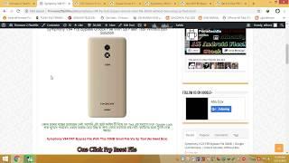 Symphony V94 FRP Reset Done File 30MB Only Without Box Using By Sp Flash Tool 100% Tested File