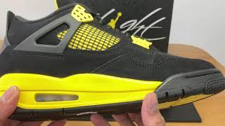 Nike Air Jordan 4 Thunder, Watch before you buy unboxing and review