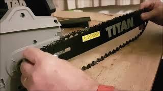 Titan Electric Chainsaw #setup #chainsaw #assembly #titan2000 #fenton