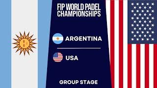 ARGENTINA vs USA - Day 2 - Full Highlights (ALL MATCHES) - WORLD PADEL CHAMPIONSHIPS 2024