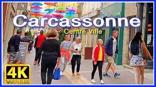 【4K】WALK CARCASSONNE France 4k video SLOW TV Travel channel