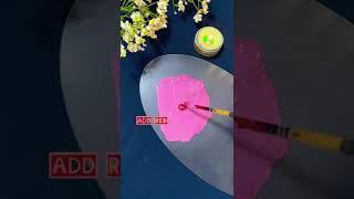Colormixing tutorial / how to make candy pink colour #shorts #shortvideo #painting #diy