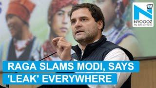 RaGa Tweets 'leaks' Everywhere in Modi Regime | NYOOOZ TV