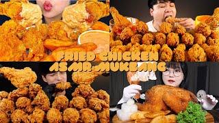 ASMR CRISPY CRUNCHY FRIED CHICKEN MUKBANG COMPILATION