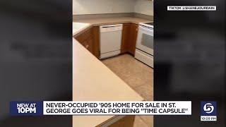 Never-occupied '90s home for sale in St. George goes viral for being 'time capsule'