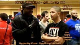 Final Round XIV Interviews: Pt. 2 - Filipino Champ (Dhalsim Player)