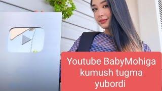 babymohi  youtube dan kumush tugma oldi. #shoubiznes #Shou_Biznes_Tasmasi