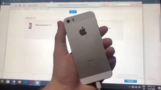 Desbloquear o Restaurar de Fabrica un IPhone 5s para quitar el patron.Funciona en iphone 5,SE, 6,6s