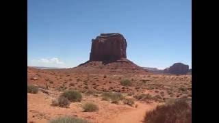 West Mitten Butte in Monument Valley Panoramic View