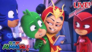  LIVE! PJ Masks Full Episodes  | Owlette in the sky! + More superhero cartoons | #live