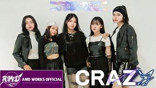 [KPOP IN PUBLIC | ONE TAKE] Le sserafim "Crazy" Dance Cover By AMD WORKS FROM INDONESIA