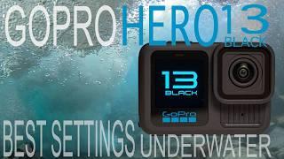 Best GOPRO HERO 13 underwater settings