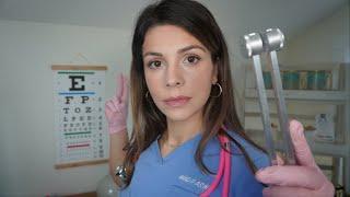 ASMR Realistic Cranial Nerve Exam | Deep Sleep, Hearing & Focus Tests | Soft Spoken Role-play