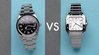 Rolex Explorer vs Cartier Santos - Which one? Or both?