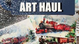 Black Friday Art Haul - Paul Rubens, Watercolors, oil pastel