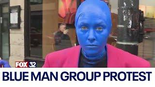 Blue Man Group’s final performance in Chicago followed by protest over corporate decisions