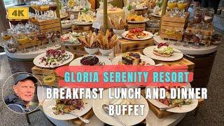 Gloria Serenity Resort - Breakfast, Lunch and Dinner – the full buffets! - [4K] 