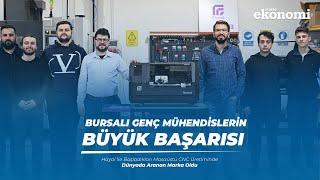 Bursalı Genç Mühendisler Masaüstü CNC Tezgahında Dünya Markası Olma Yolunda İlerliyor