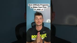 Best Affiliate Marketing Programs to Make $1,000 for Beginners 2021