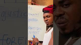 How to comically pronounce FOREIGN and NIGHT #classroom #comedyvideo #trendingvideo