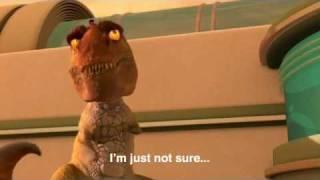 Tiny the T rex scene