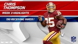 From RB to WR: Chris Thompson's 150 Receiving Yards! | Raiders vs. Redskins | Wk 3 Player Highlights