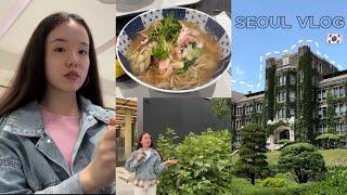 влог с Сеула  yonsei univ, HYBE, public transport, food