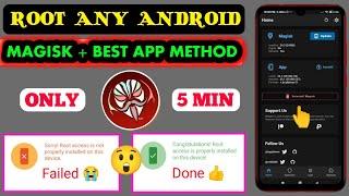 How To Root Android 12 11 10 9 8 Version | Magisk App New Method 2023 |No Pc Kingroot Twrp 100% Safe