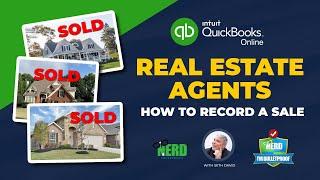 QuickBooks Online for Real Estate Agents   How to Record a Sale