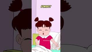 Diva teaches Mona healthy habits - always brush your teeth at night #shorts