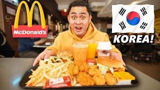 EATING McDonald's in KOREA! Crazy KOREAN McDO Food!